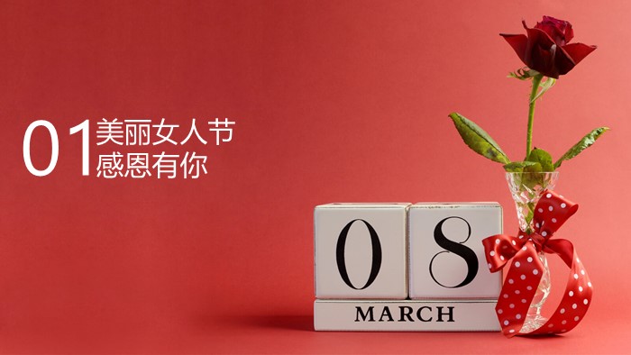 三八妇女节感恩父母ppt模板