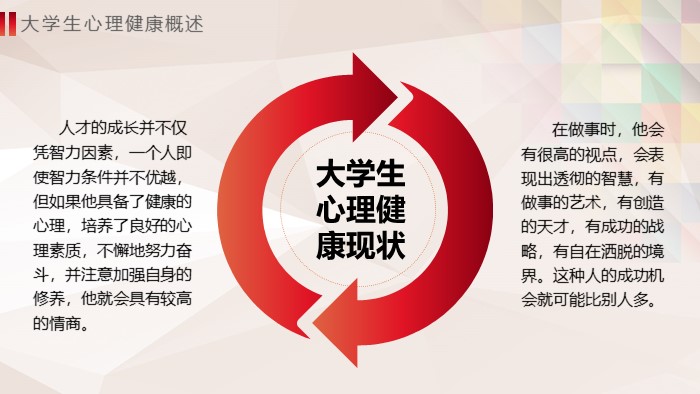 心理健康班会ppt模板