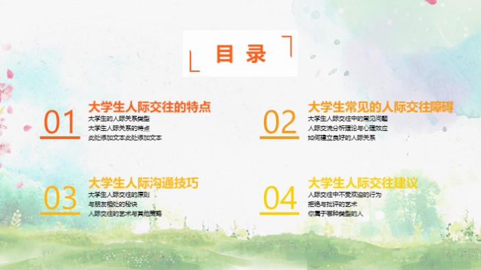 大学生就业心理健康ppt模板