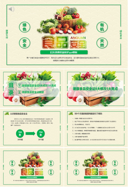 妇女消费权益保护ppt模板