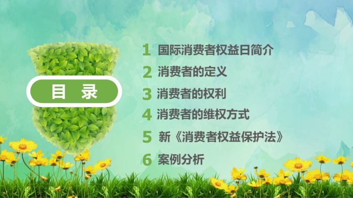 金融消费者权益保护ppt模板