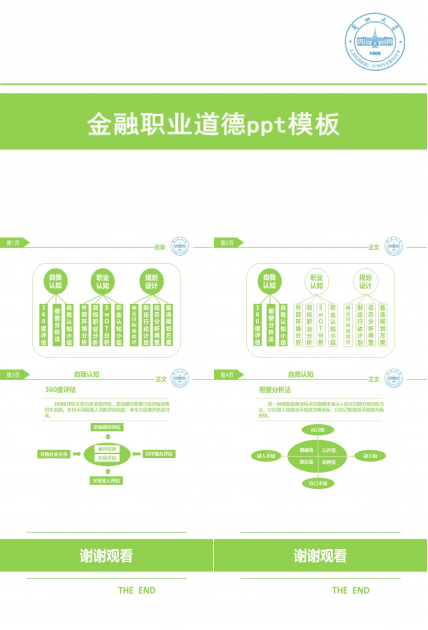 金融职业道德ppt模板