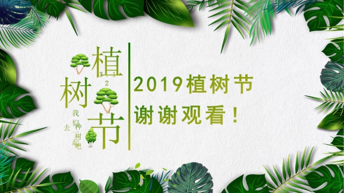 幼儿园植树节ppt模板