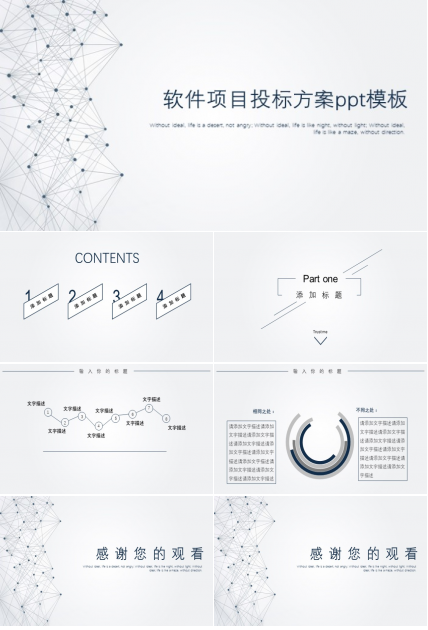 软件项目投标方案ppt模板