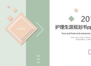 护理生涯规划书ppt模板