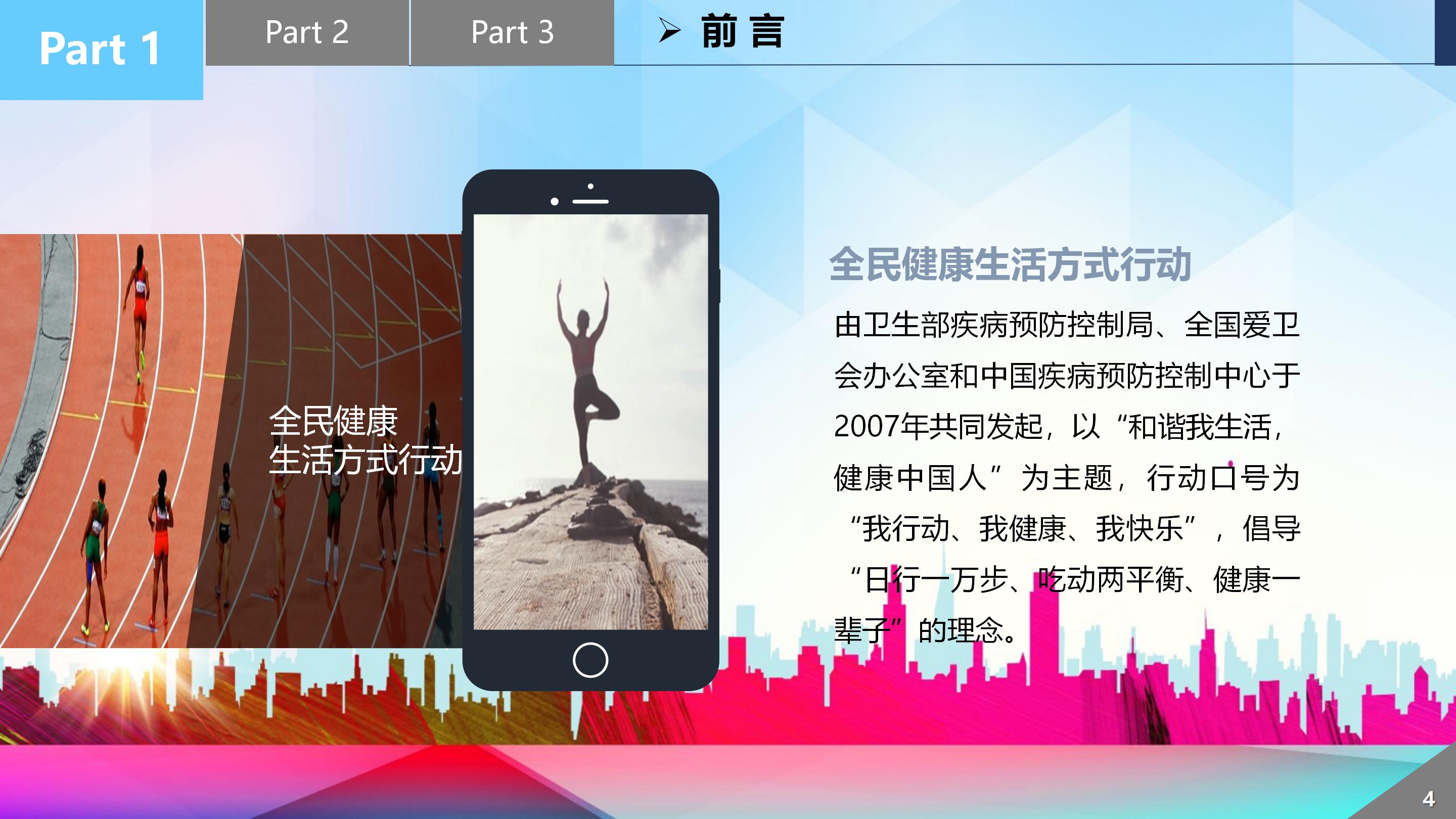 运动项目英文ppt模板