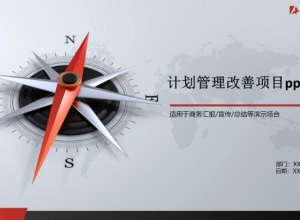 计划管理改善项目ppt模板