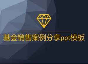 基金销售案例分享ppt模板