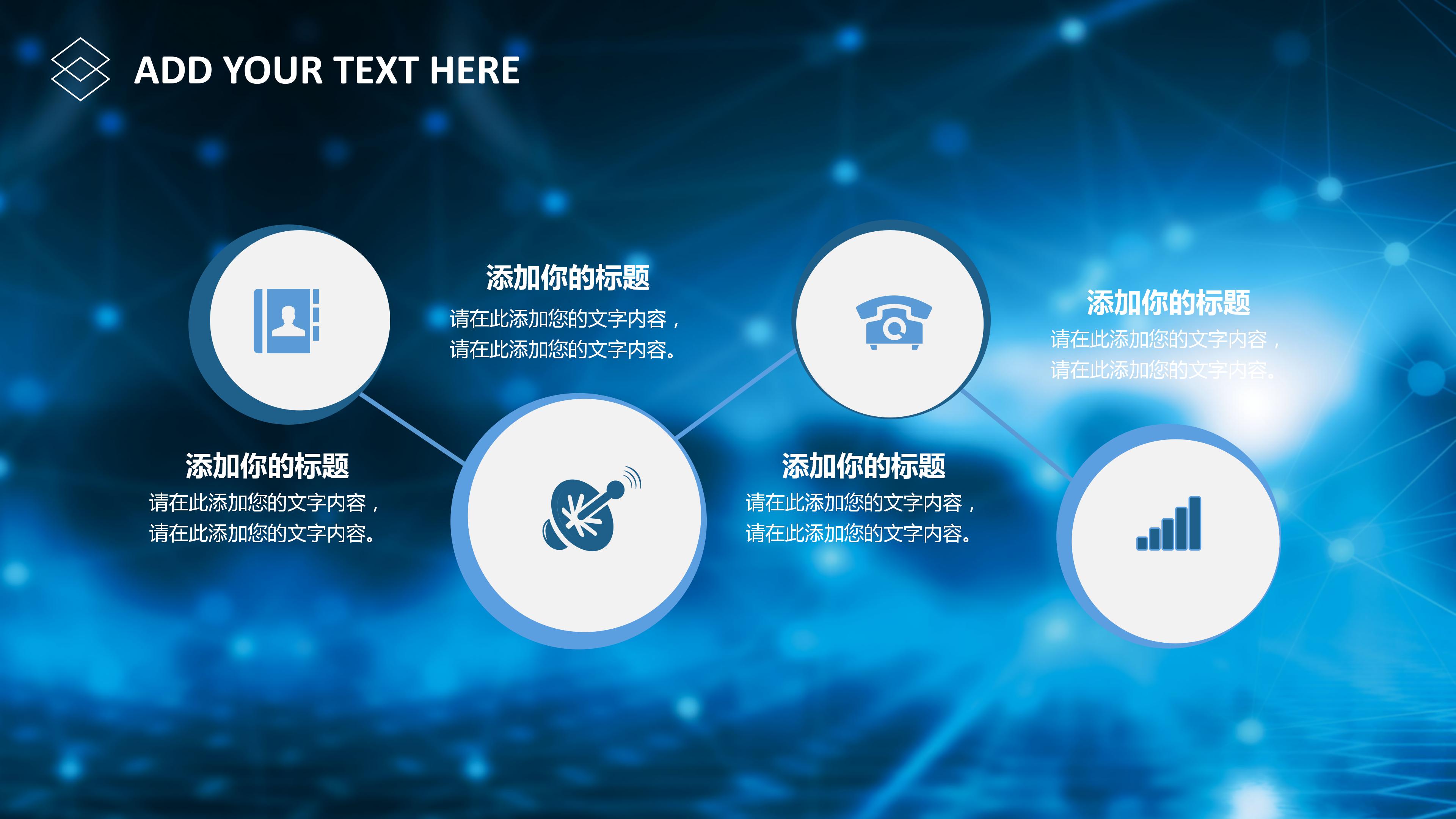 人工智能行业英文宣传介绍ppt模板