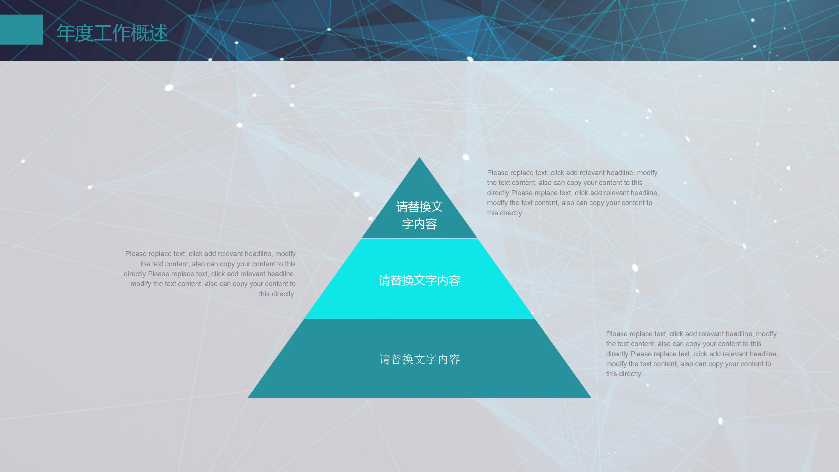 机器人人工智能行业工作汇报ppt模板