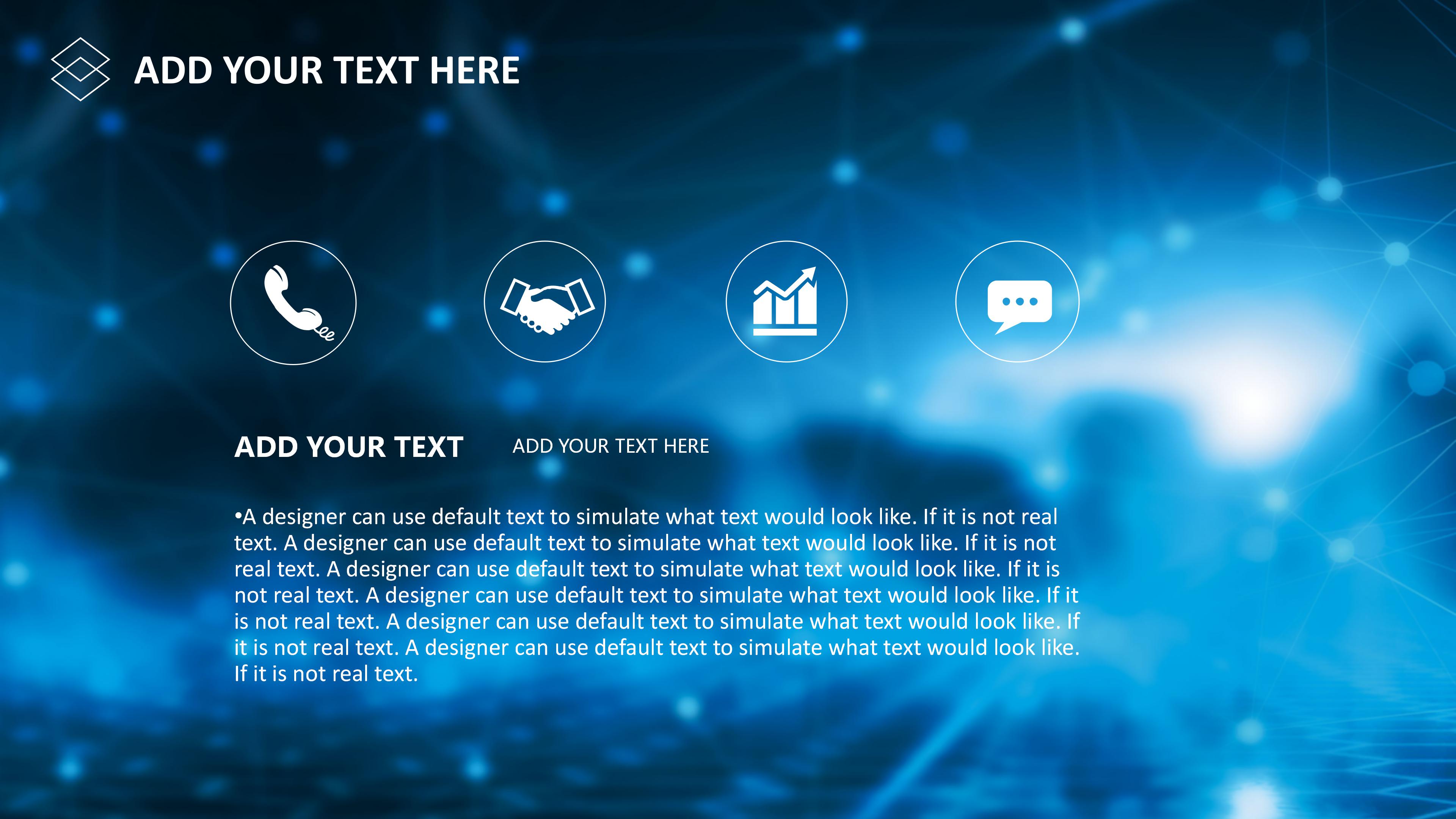 人工智能行业英文宣传介绍ppt模板