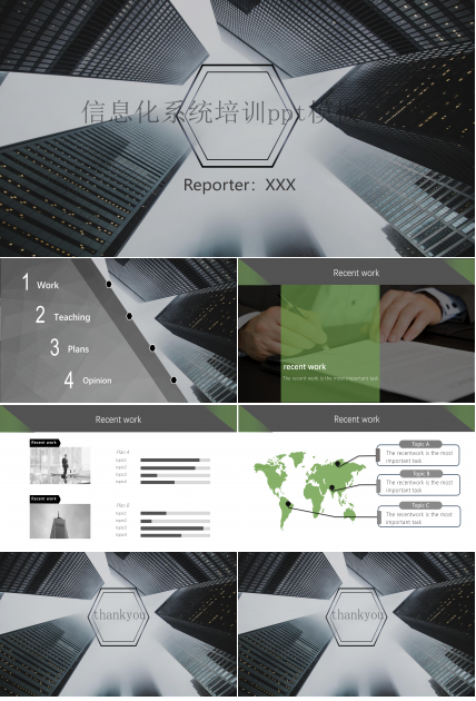信息化系统培训ppt模板