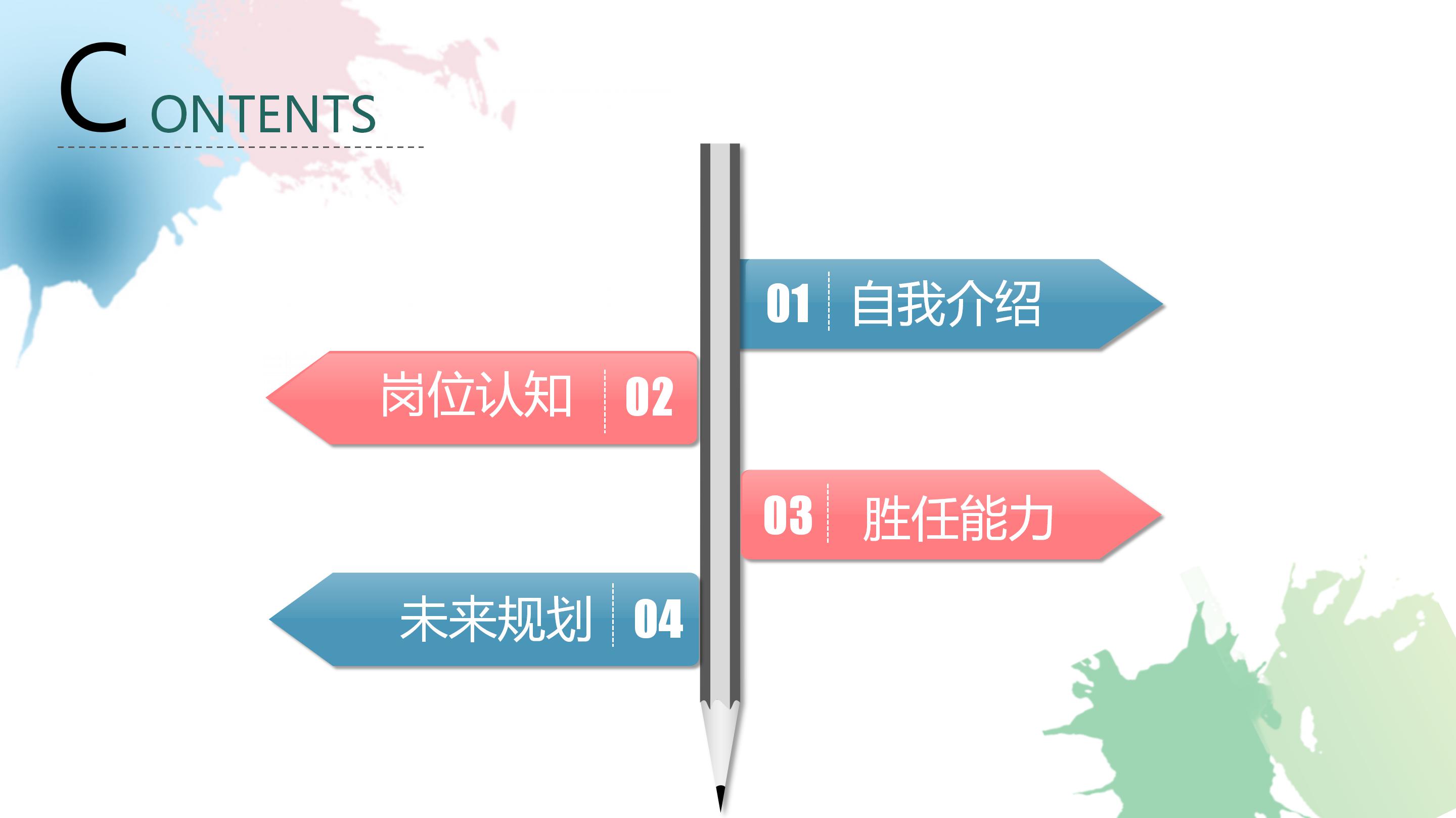 高中英语自荐信ppt模板