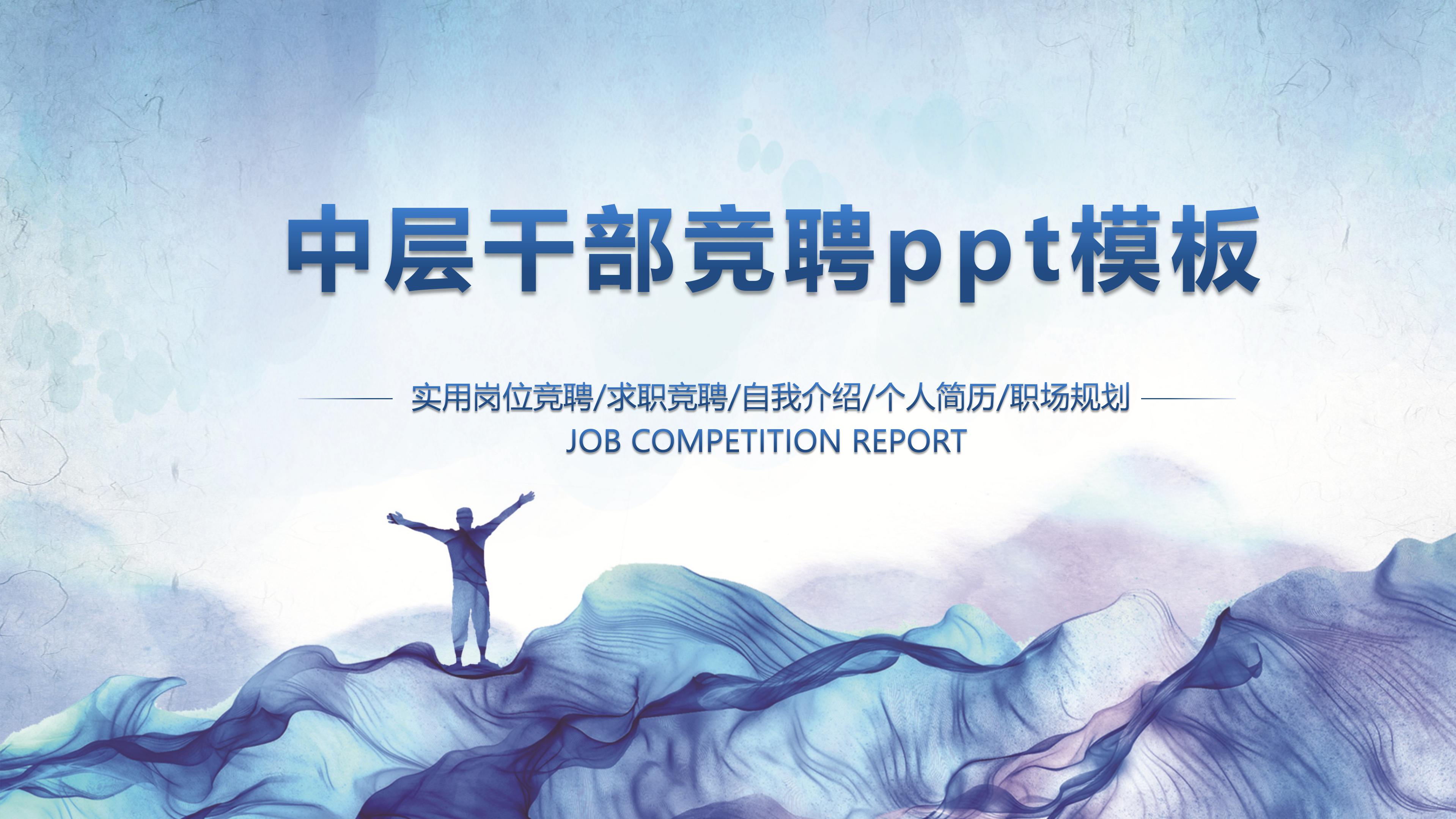 中层干部竞聘ppt模板