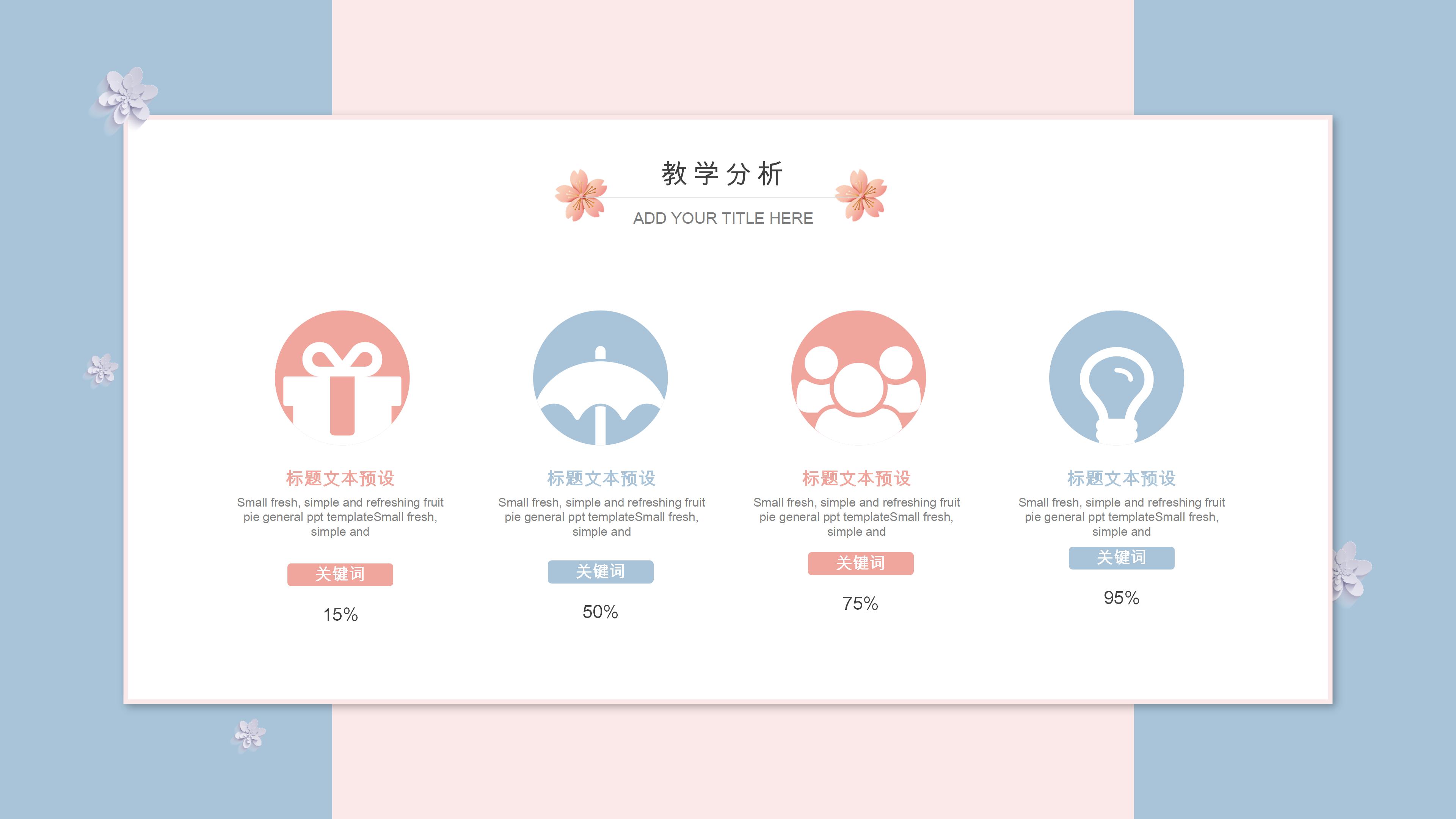 幼儿园音乐教育说课ppt模板