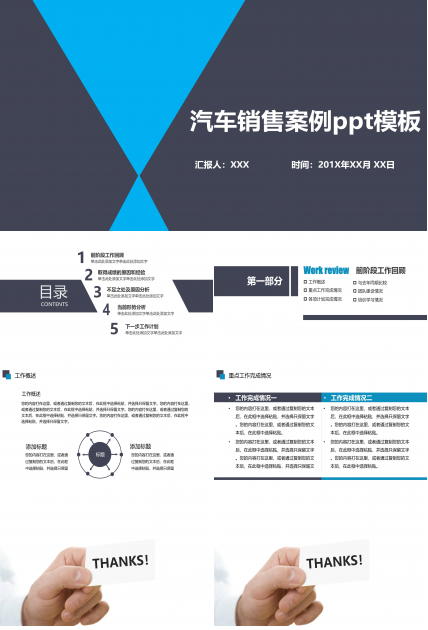 汽车销售案例ppt模板