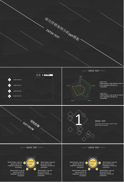 成功营销案例分析ppt模板