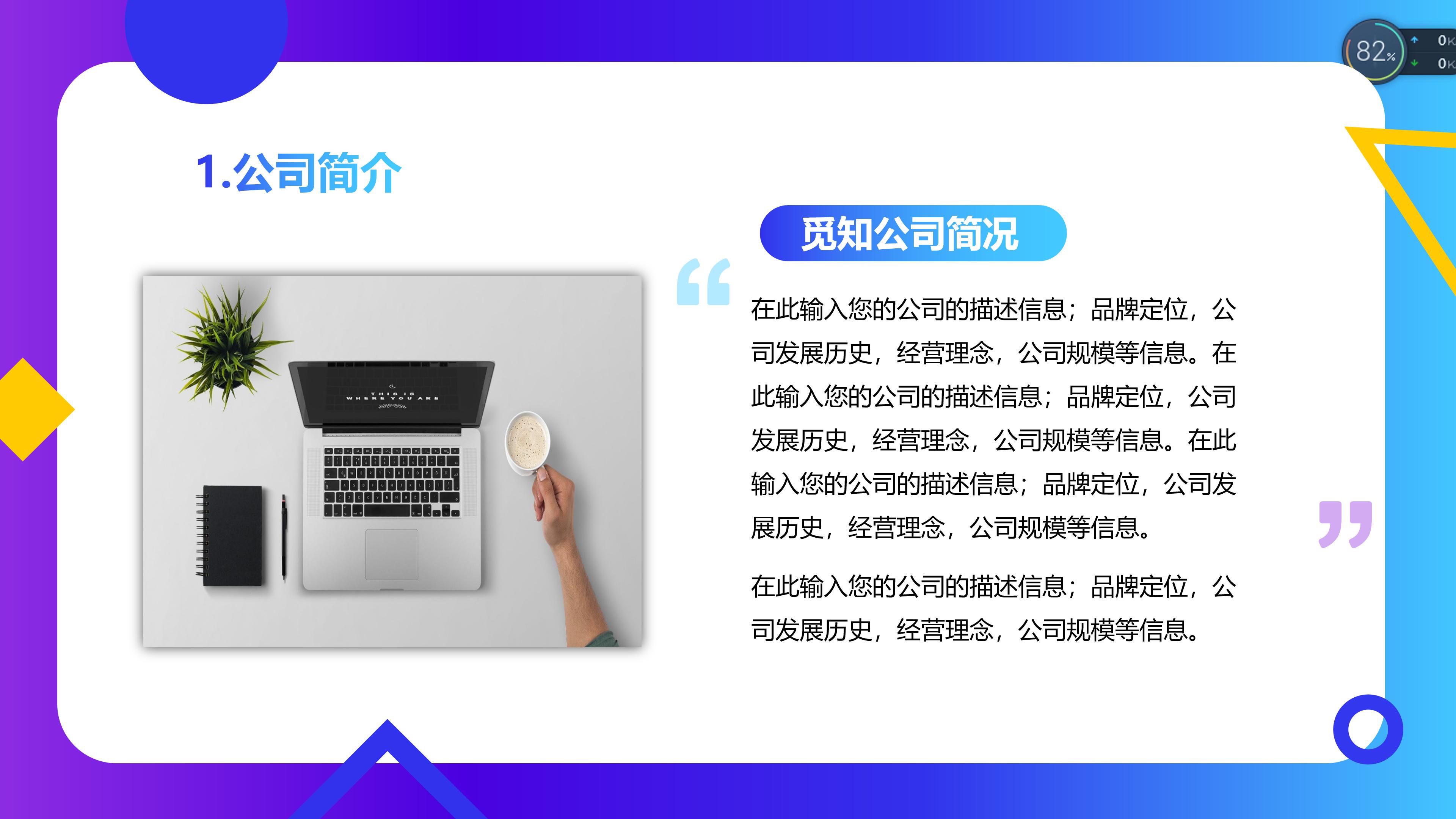 企业投资企划案ppt模板