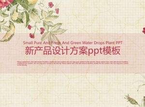 新产品设计方案ppt模板