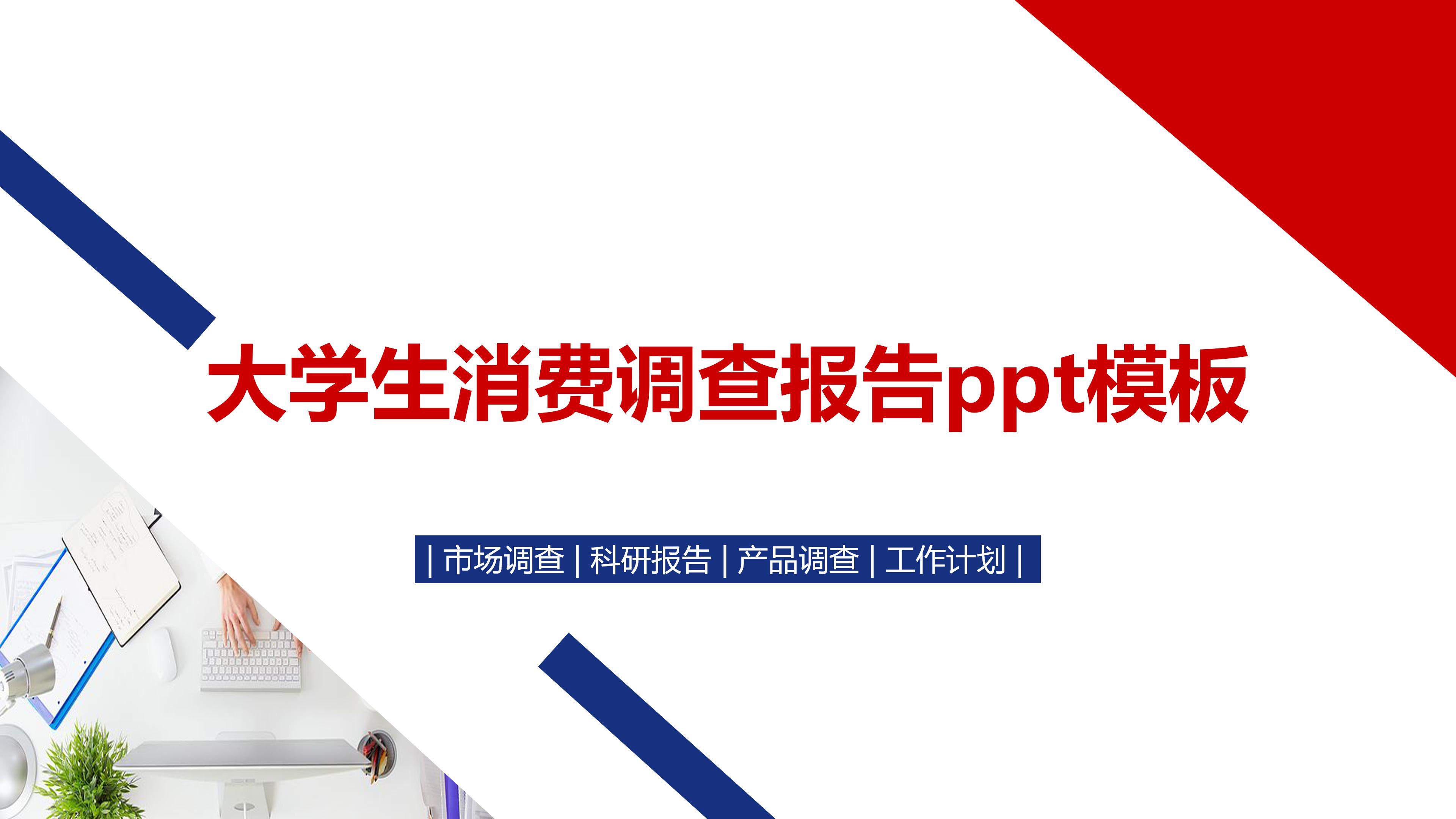 大学生消费调查报告ppt模板