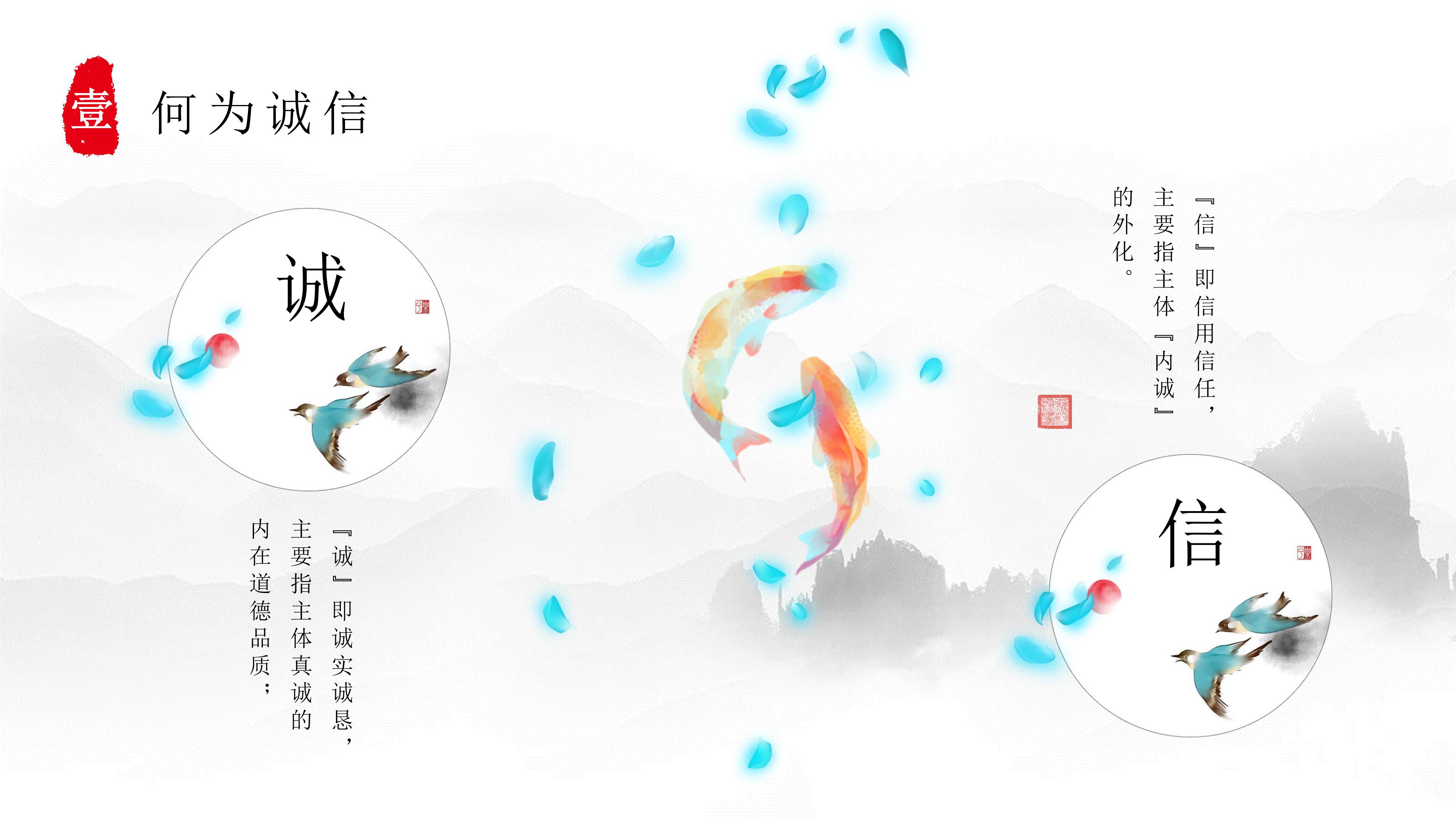 大学生诚信调查ppt模板