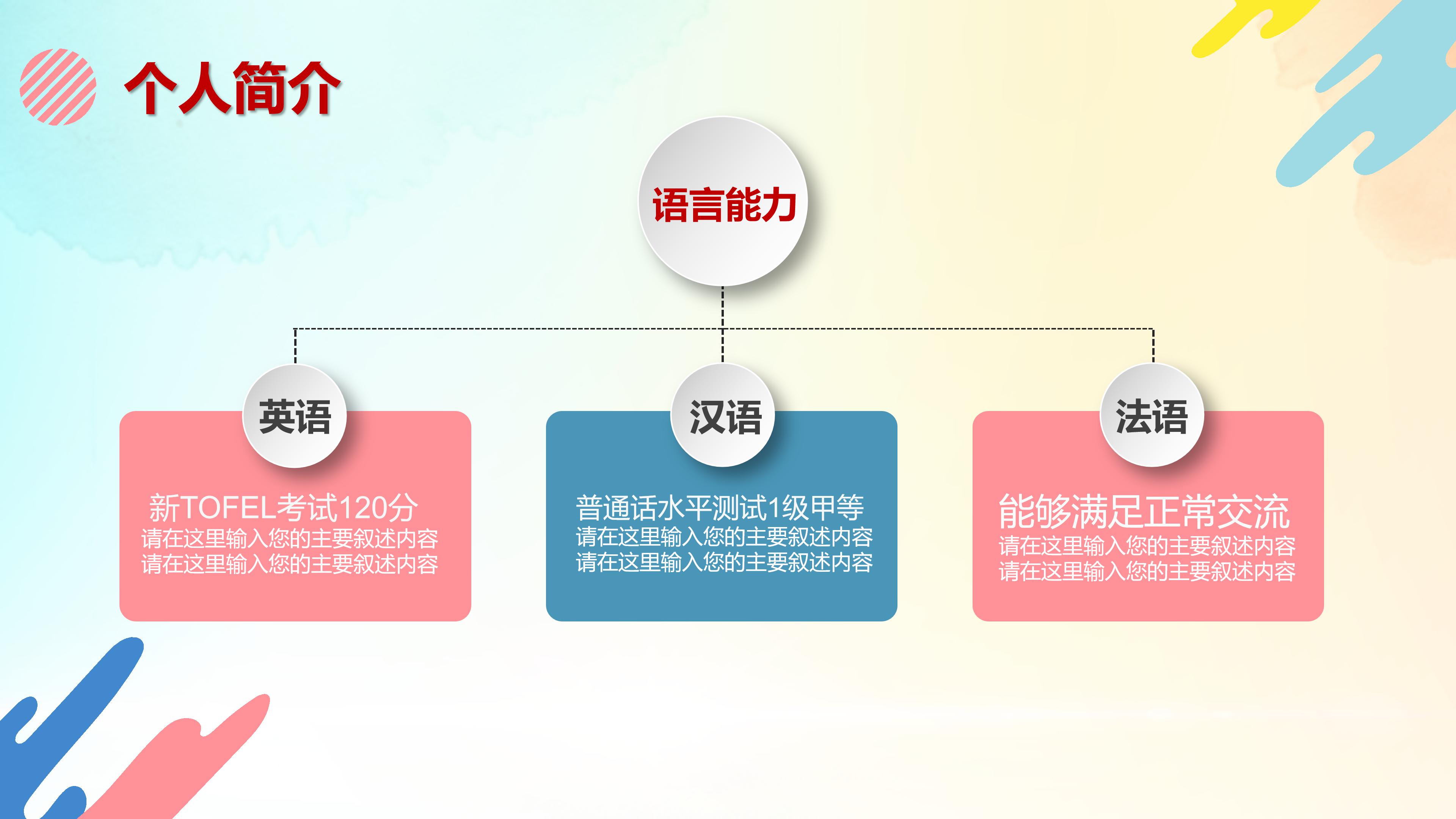 大学生部门部长竞选ppt模板