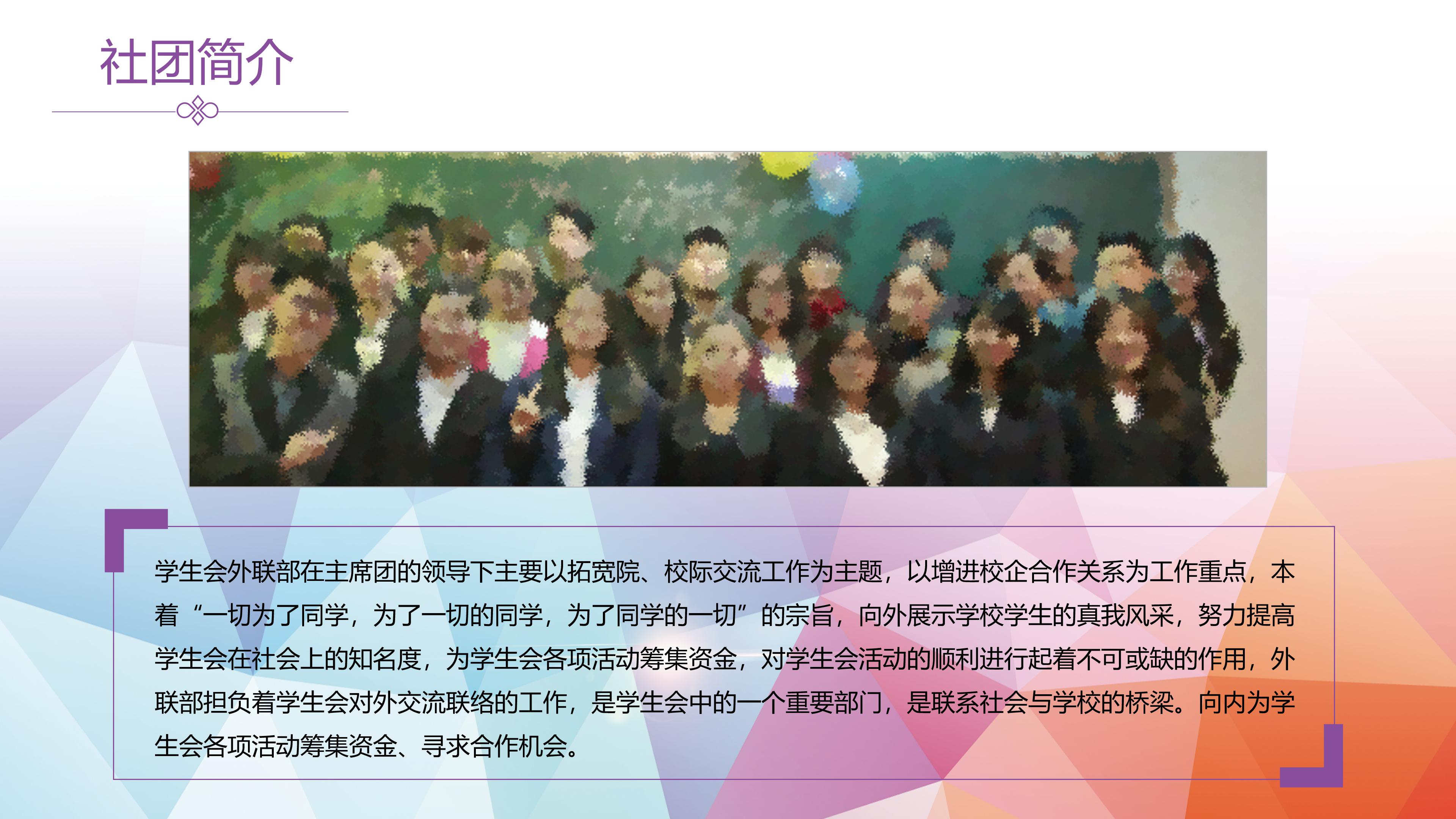 大学部门留任ppt模板