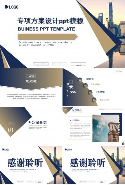 专项方案设计ppt模板