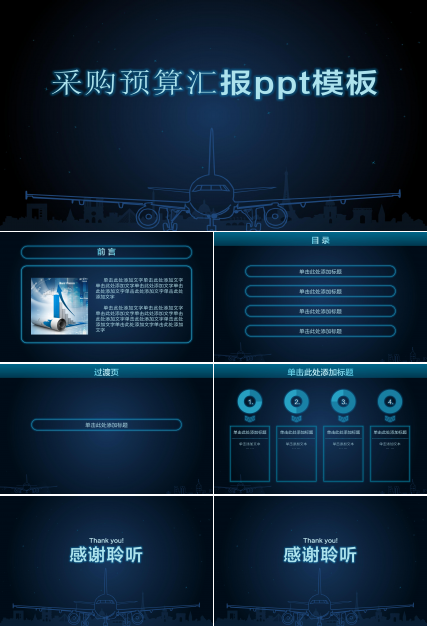 采购预算汇报ppt模板