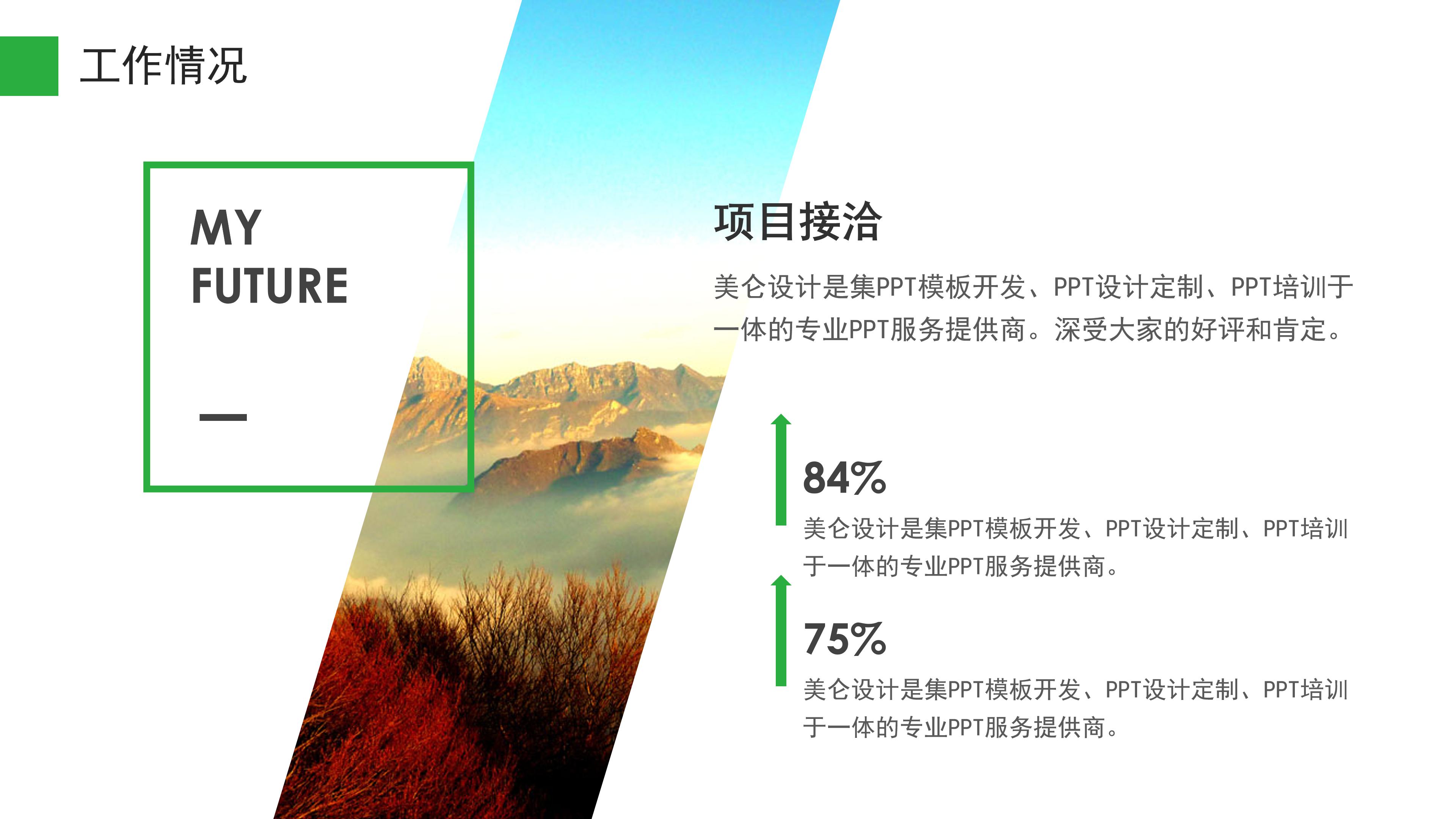 费用预算汇报ppt模板