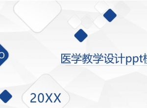 医学教学设计ppt模板