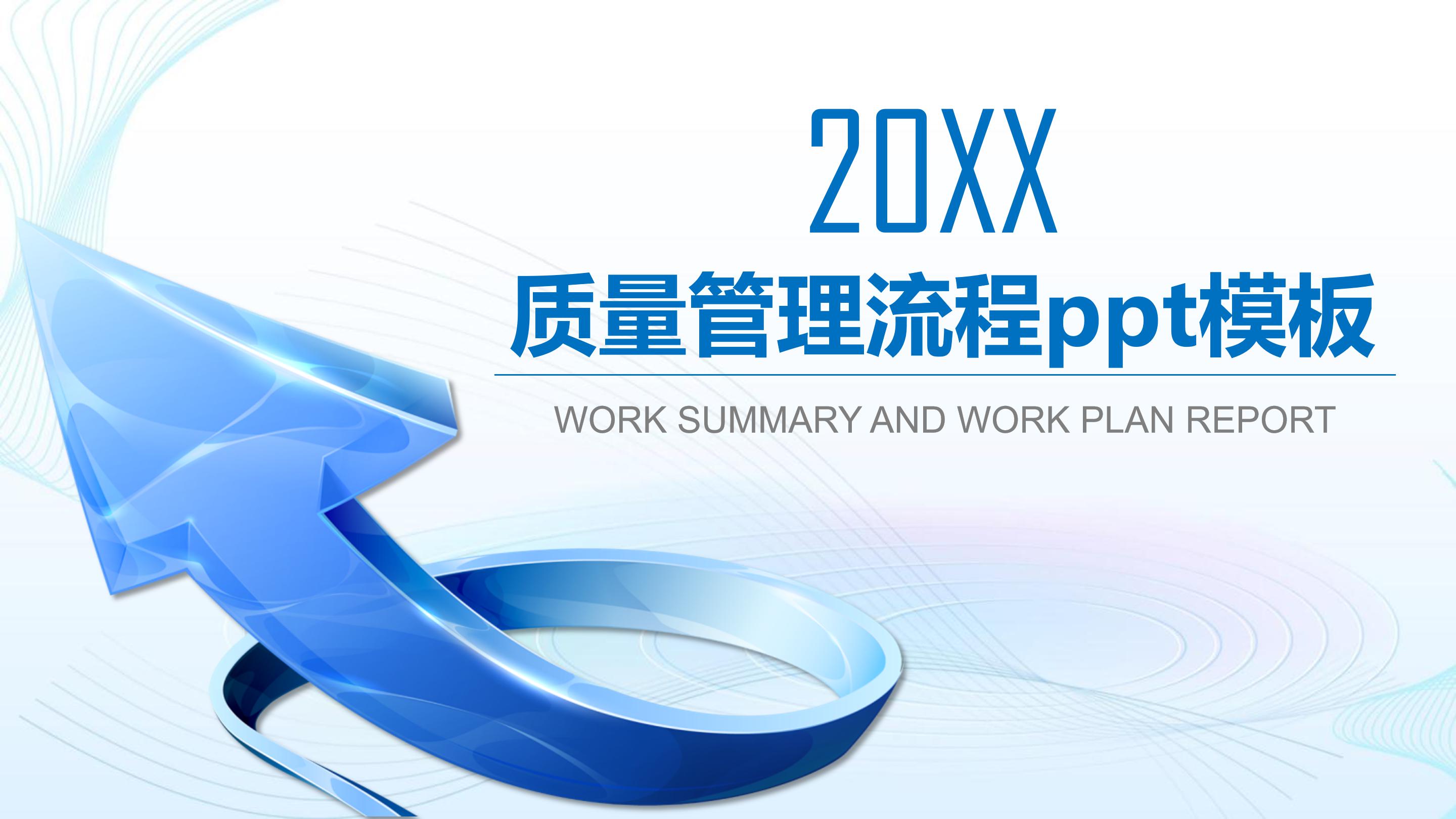 质量管理流程ppt模板