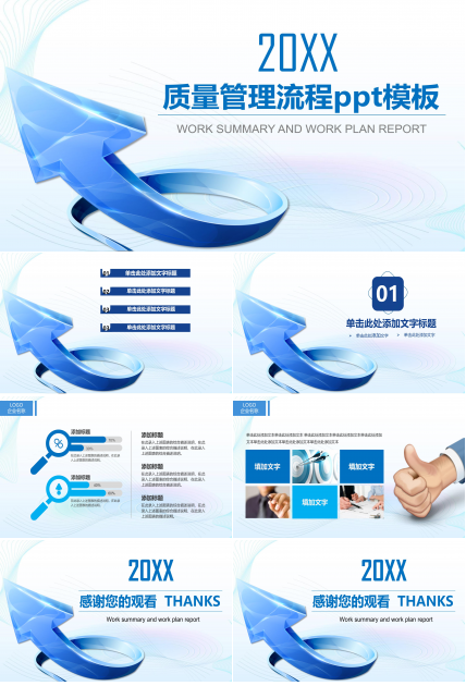 质量管理流程ppt模板