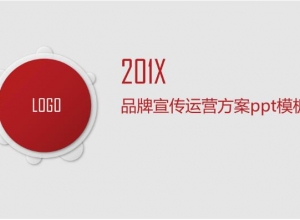 品牌宣传运营方案ppt模板