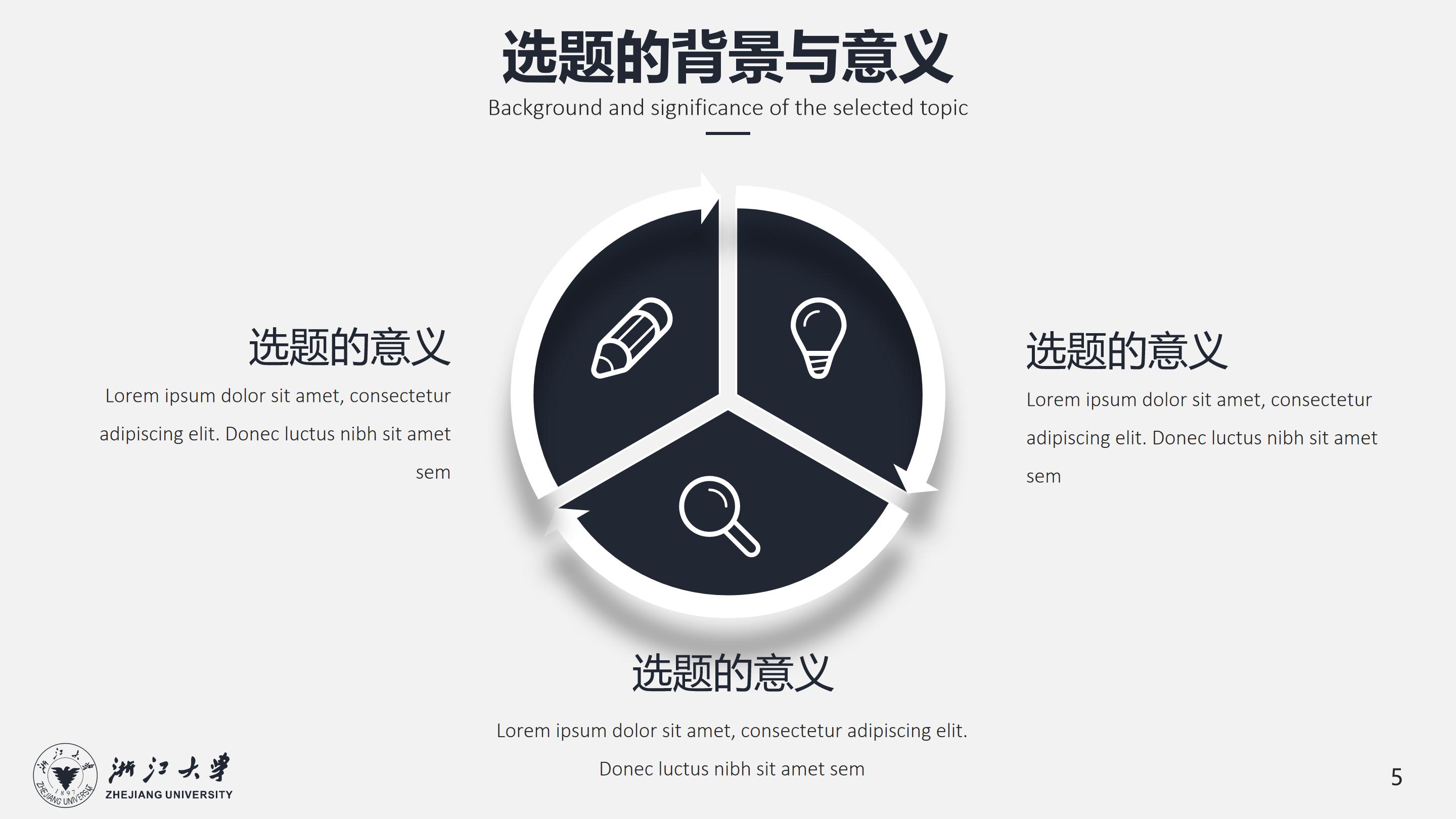 本科生英文毕业答辩ppt模板