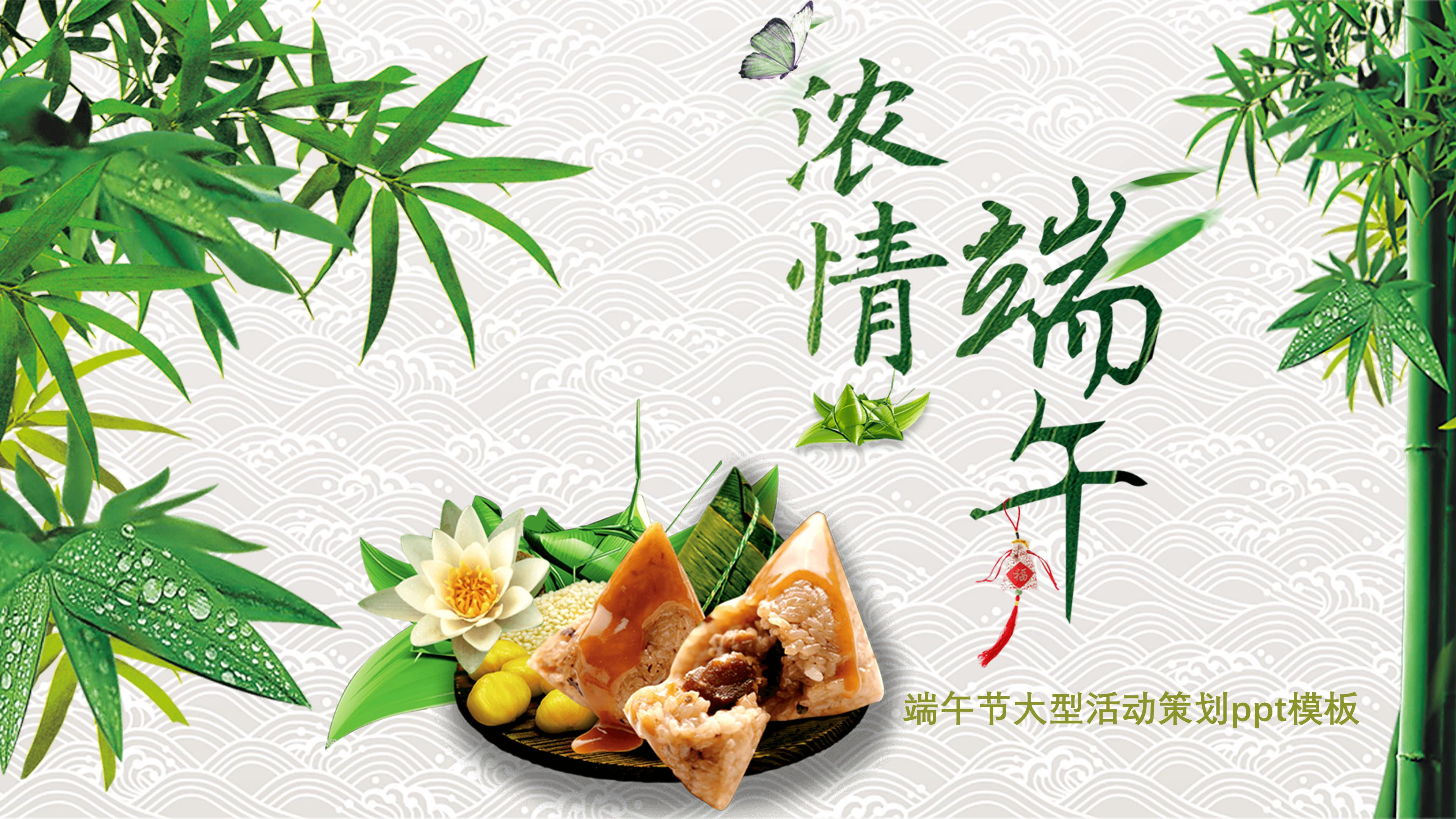 端午节大型活动策划ppt模板