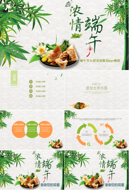 端午节大型活动策划ppt模板