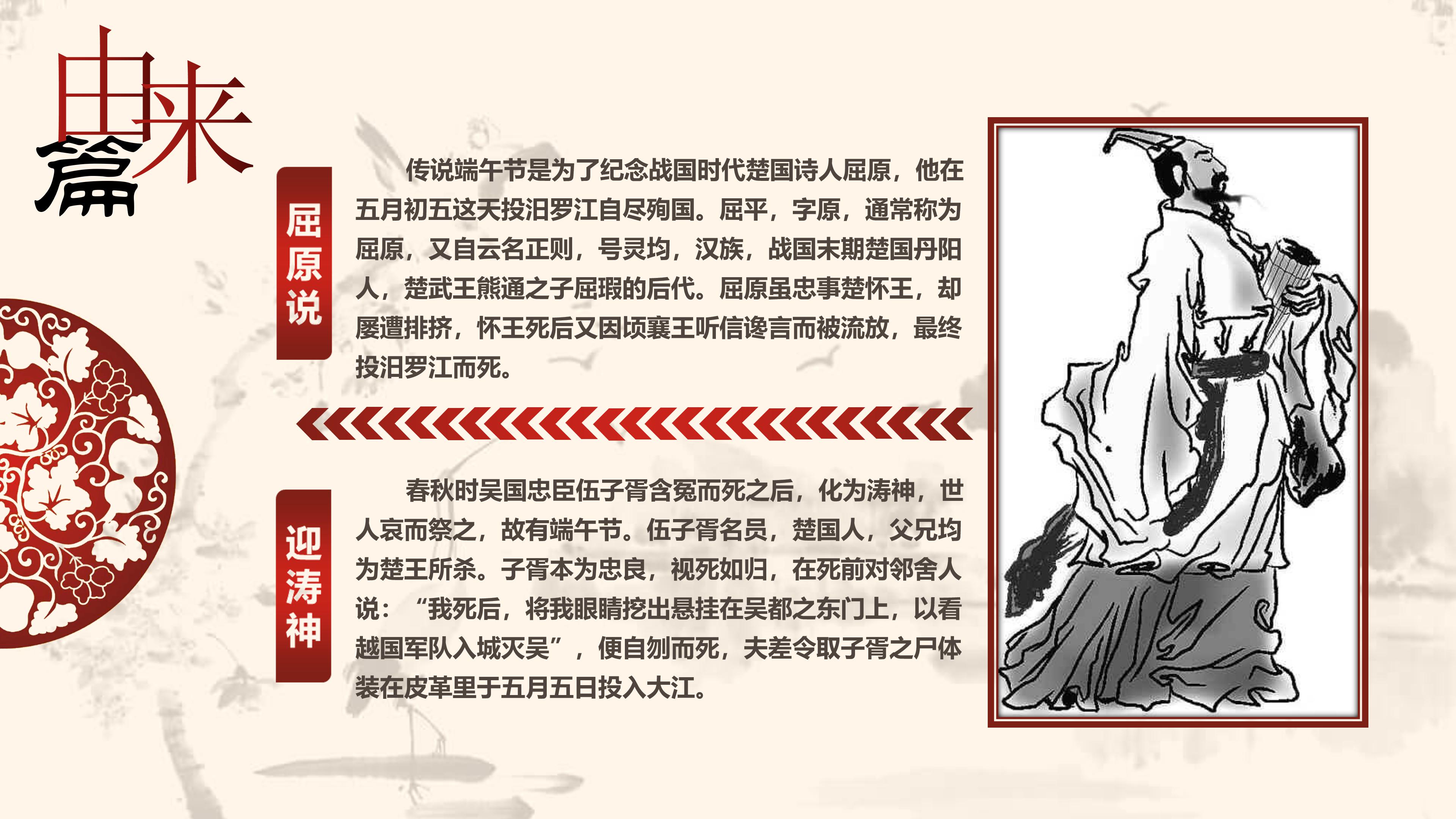 端午节粽子策划ppt模板