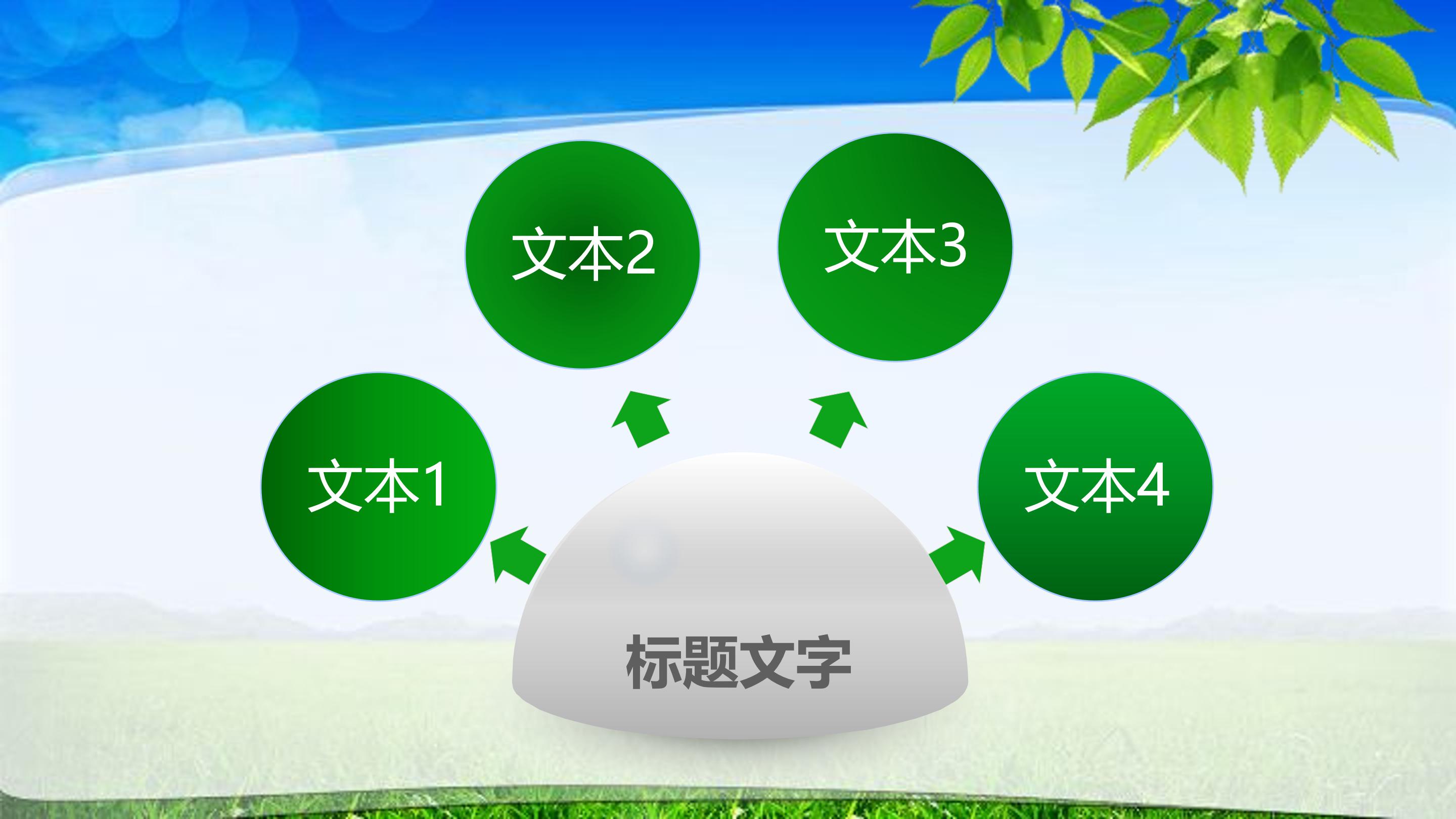 垃圾分类题材ppt模板