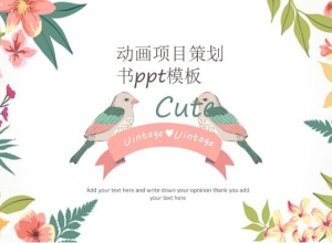 动画项目策划书ppt模板