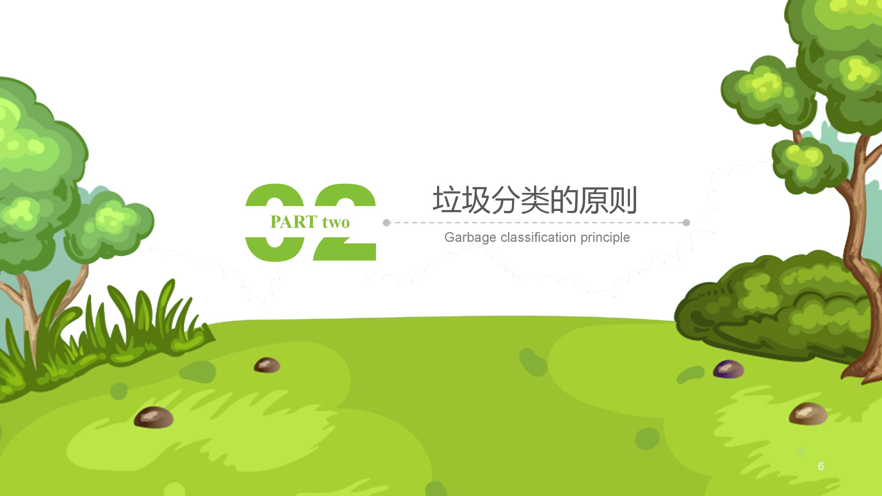 保护环境节约资源垃圾分类主题ppt模板