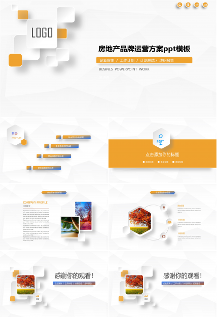 房地产品牌运营方案ppt模板