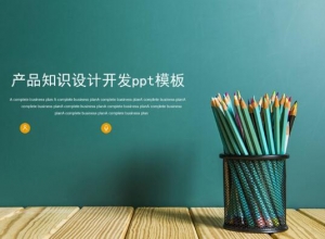 产品知识设计开发ppt模板