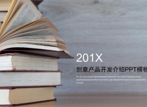 创意产品开发介绍ppt模板