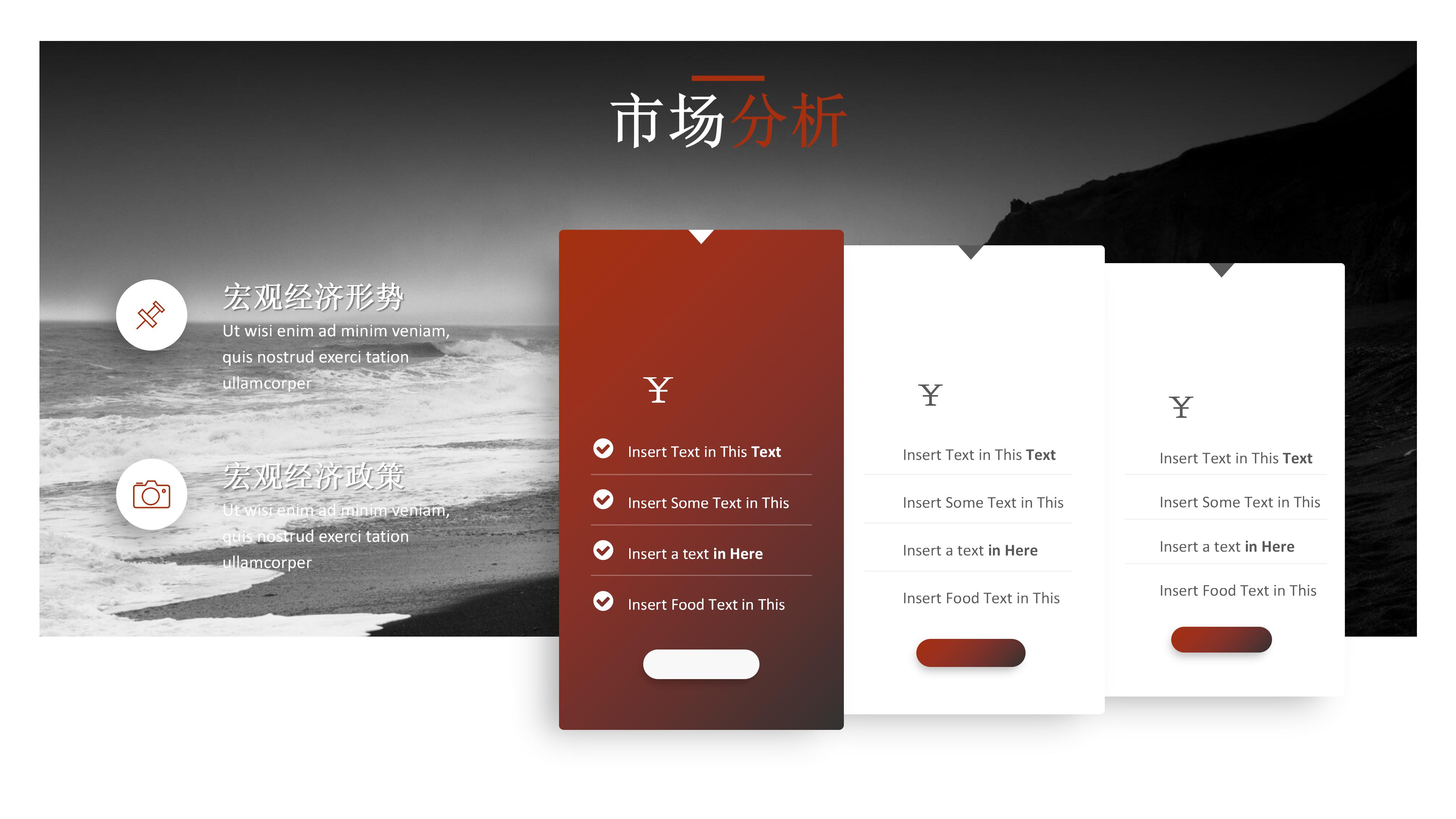 时尚潮流欧美风企业营销策划案PPT模板