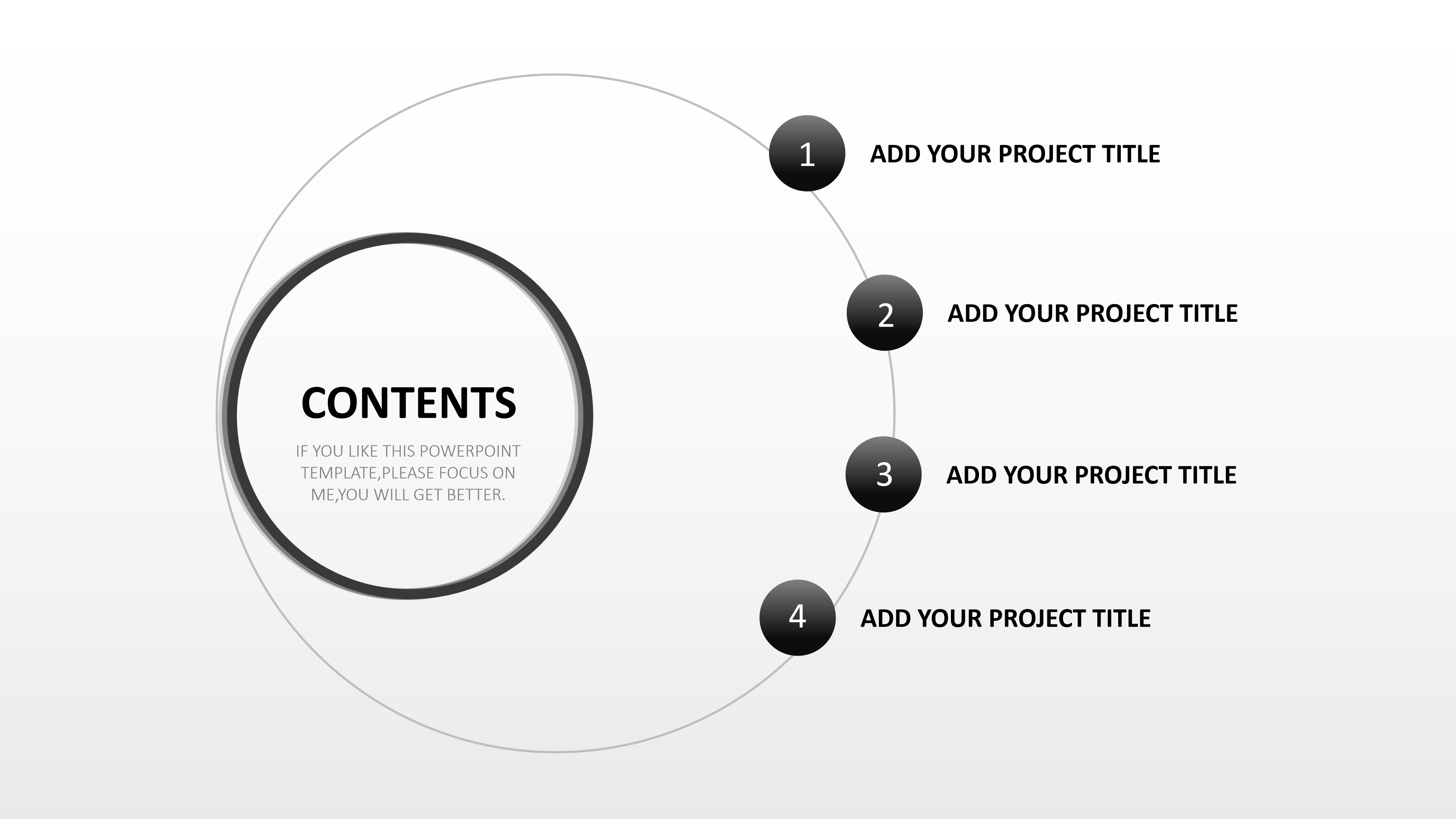 简约线圈图形高端时尚风工作汇报ppt模板