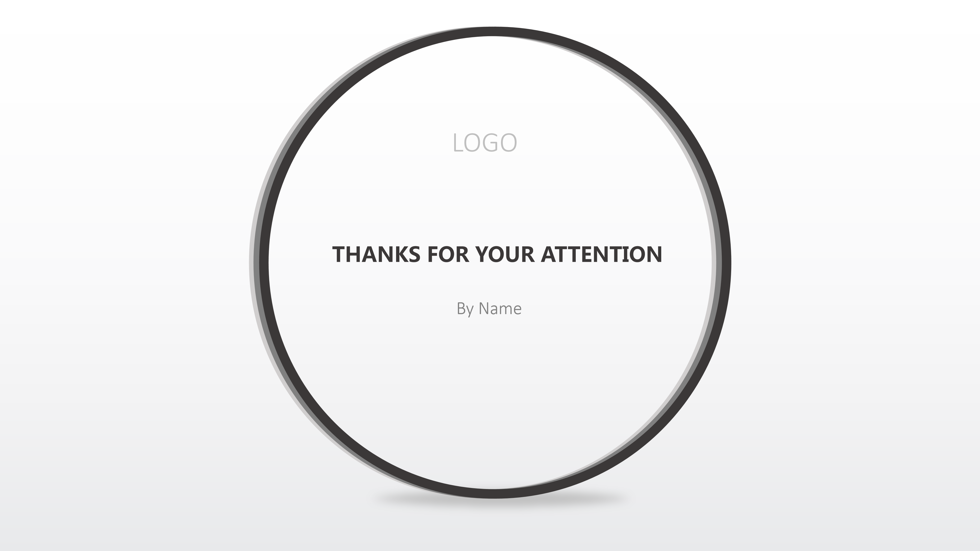 简约线圈图形高端时尚风工作汇报ppt模板