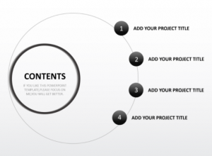 简约线圈图形高端时尚风工作汇报ppt模板