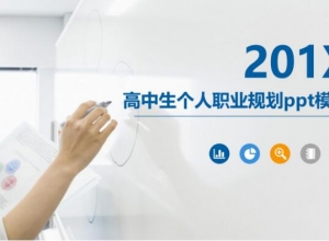 高中生个人职业规划ppt模板