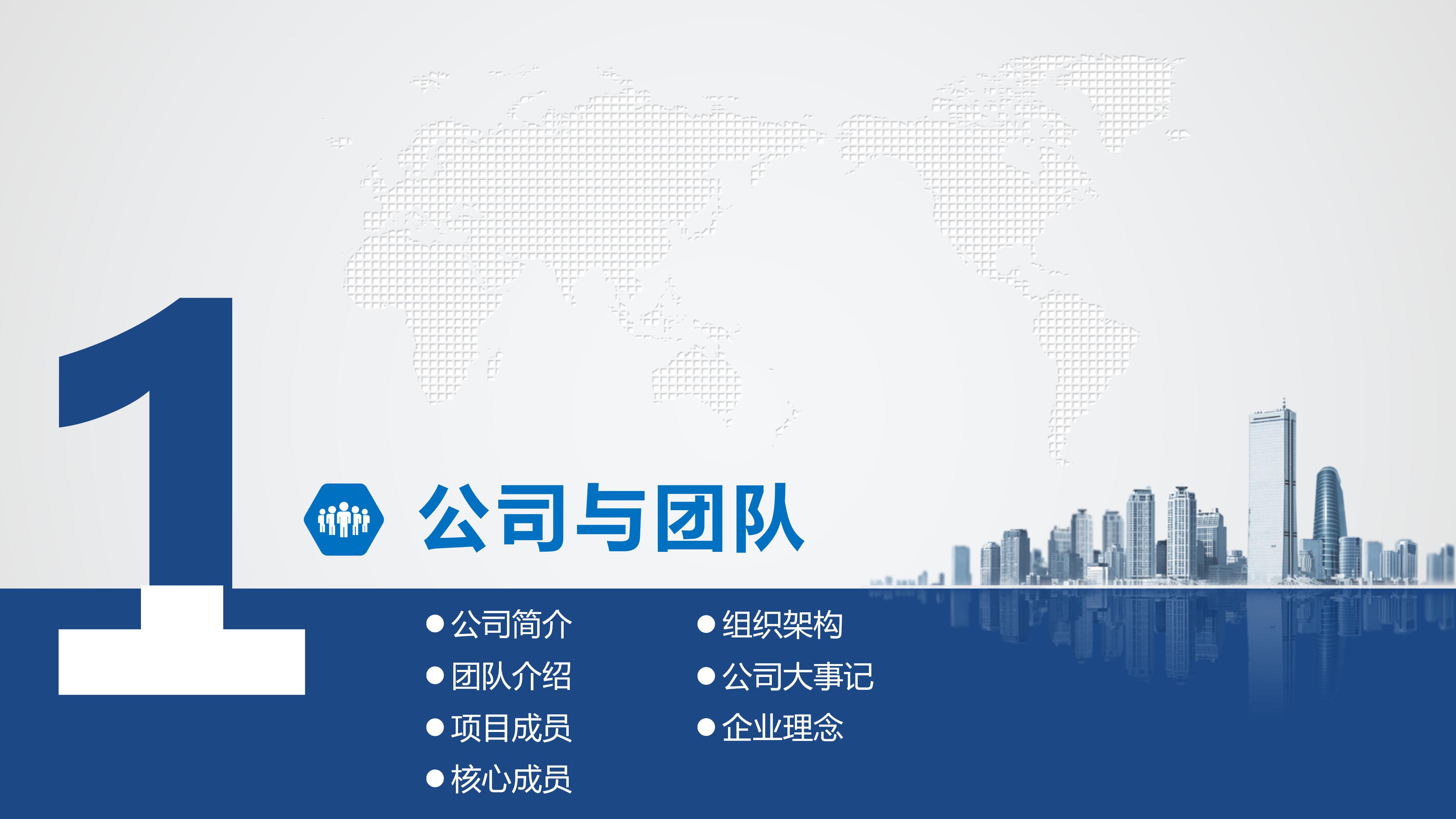 环境竞争分析ppt模板